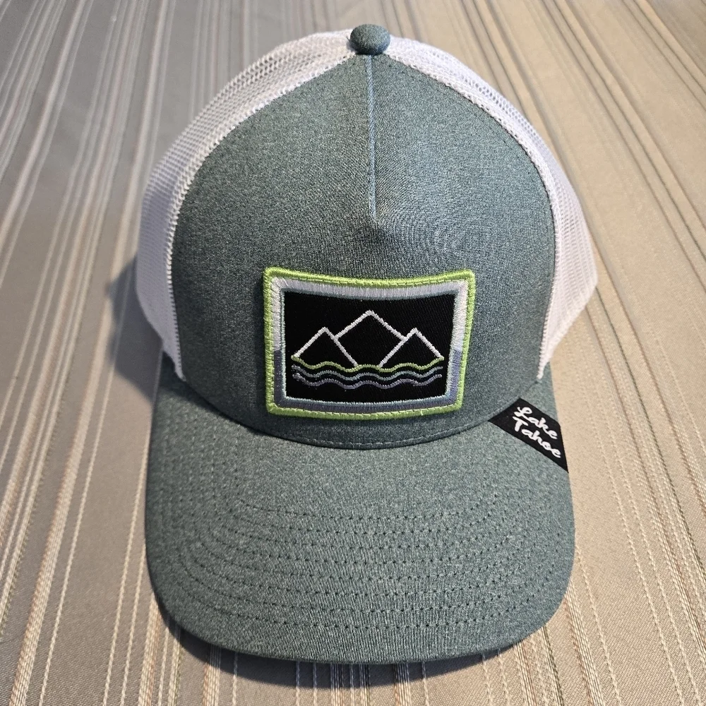 Lake Tahoe Cap by The Game Style# G2311 White, Greenstone, Black Snap Back